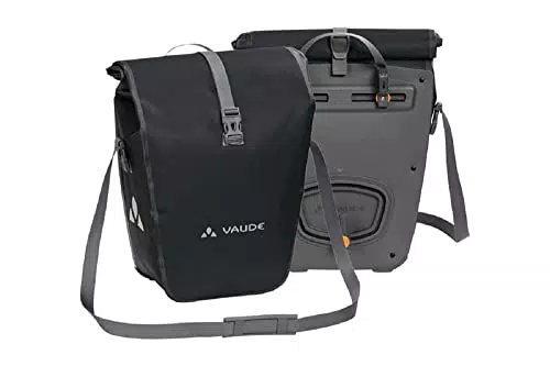 VAUDE Fahrradtaschen für Gepäckträger Aqua Back 2x24L in schwarz 2 x Hinterradtaschen wasserdicht