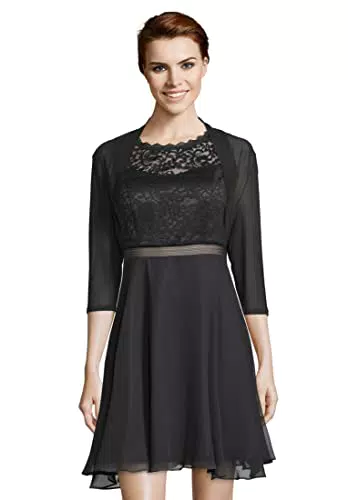 Vera Mont Damen 0086/4824 Bolero, Schwarz,