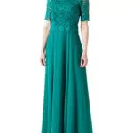 Vera Mont Damen Cocktailkleid mit Spitze, Bright Ivy