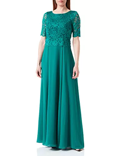 Vera Mont Damen Cocktailkleid mit Spitze, Bright Ivy