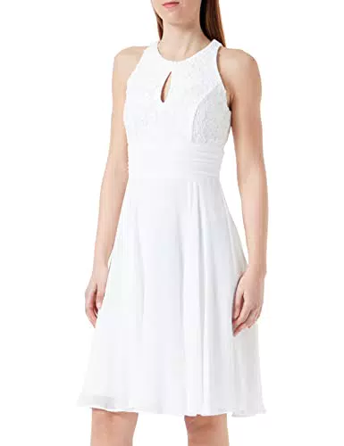 Vera Mont Vera Mont Damen 0223/4825 Kleid, Offwhite