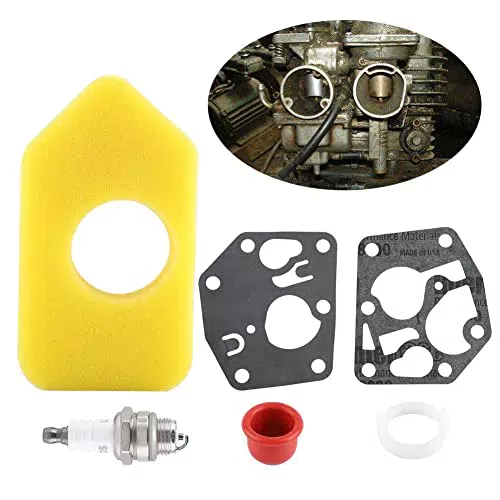 Vergaser, Membrandichtung Luftfilter Zündkerze Kit Für Briggs Stratton Viele Kleine Motoren