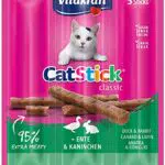 Vitakraft Cat Stick Classic, mit Ente und Kaninchen