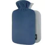 Wärmflasche mit Bezug Weicher Premium Vliesbezug 1