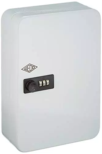 Wedo 10242437 Schlüsselschrank für 24 Schlüssel, 3-stelliges Zahlenschloss