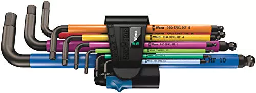 Wera 05022210001 950/9 Hex-Plus Multicolour HF 1 Multicolour Winkelschlüsselsatz