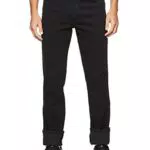 Wrangler Herren Texas Tonal Straight Jeans, Black Overdye