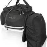 XLC Gepäckträgertasche BA-S64 - Ideale Begleitung für ausgedehnte Fahrradtouren - schwarz/anthrazit