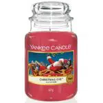 Yankee Candle Duftkerze| Christmas Eve, Brenndauer bis zu 150 Stunden|Große Kerze im Glas