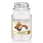 Yankee Candle Duftkerze im Glas, Soft Blanket, Brenndauer bis zu 150 Stunden