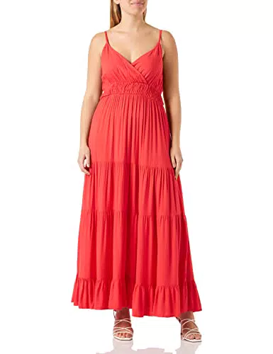 YAS Damen Yassirala Sl Ankle Dress S. Noos Kleid, Bittersweet