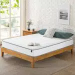 Zinus 20, 3 cm Schaumstoff- und Federkernmatratze mit gestepptem Faserbezug / CertiPUR-US zertifizierte Schaumstoffe/ Rollmatratze/ Oeko-Tex zertifiziert / H3-H4/ 90 x 200 cm