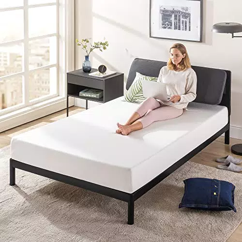 ZINUS Avery 25 cm Plattformbettrahmen mit verstellbarem Kopfteil