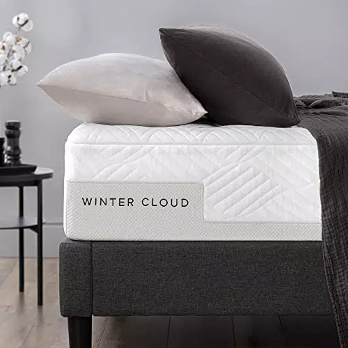 ZINUS Winter Cloud Memory Schaum Matratze, Anpassungsfähige 7-Zonen-Matratze