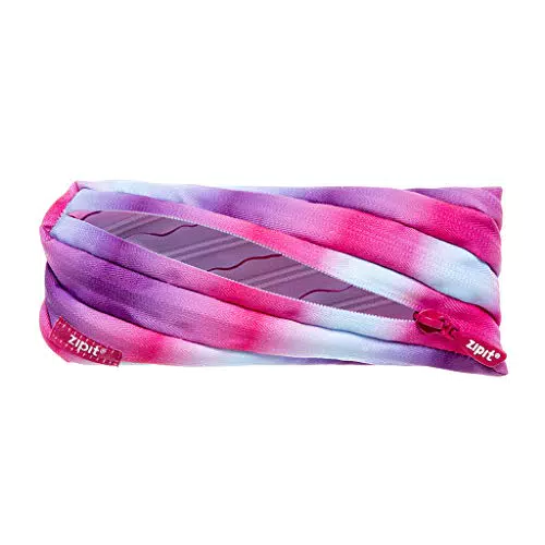ZIPIT Metallic Federmäppchen für Mädchen, Großes Mäppchen für Schule und Büro