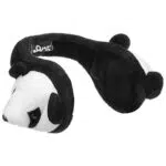 180s Plush Panda Ohrenschützer Ohrenwärmer Ohrenschutz Kinder - mit Futter Herbst-Winter - One Size schwarz