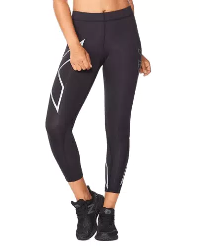 2XU Wa4174b Kompressionshose für Damen S Silber