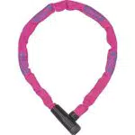 ABUS Kettenschloss Steel-O-Chain 5805K Fahrradschloss aus Stahl ABUS-Sicherheitslevel 5 75 cm Pink