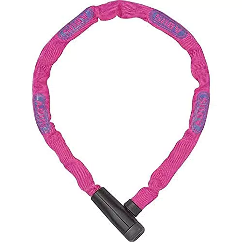 ABUS Kettenschloss Steel-O-Chain 5805K Fahrradschloss aus Stahl ABUS-Sicherheitslevel 5 75 cm Pink