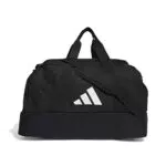 Adidas Unisex Duffel Tiro League Duffel Bag Small, Black/White
