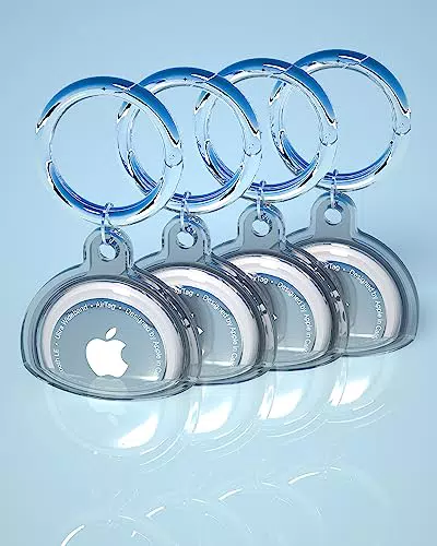 Airtag Schlüsselanhänger, 4er Pack Airtag Anhänger