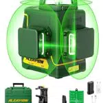 ALEAPOW Kreuzlinienlaser 3x360°, Grüne Laserlinie 45m
