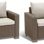 Allibert by Keter Gartenlounge Sessel California, cappuccino/sand