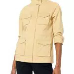 Amazon Essentials Damen Arbeitsjacke, Khakibraun, M