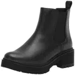 Amazon Essentials Damen Chelsea-Kampfstiefel, Schwarz