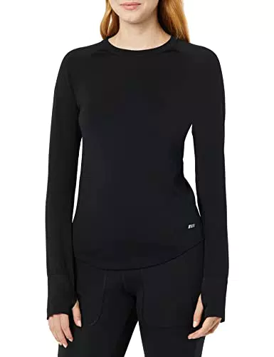 Amazon Essentials Damen Nahtloses, langärmliges Aktiv-T-Shirt