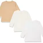 Amazon Essentials Unisex Baby Langärmliges T-Shirt aus Bio-Baumwolle