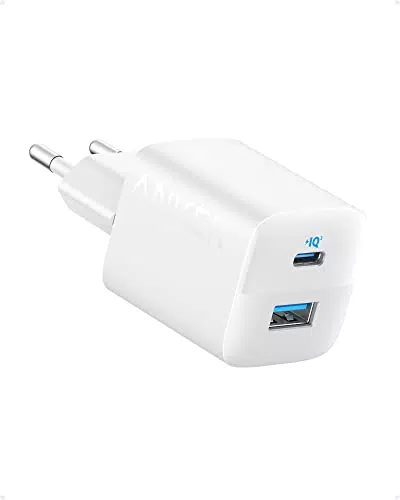 Anker USB C 323 Ladegerät, Kompaktes, mit 2 Anschlüssen für iPhone 15 / 15 Plus / 15 Pro / 15 Pro Max / 14 / 13