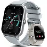 Aptkdoe Smartwatch Damen Herren mit Bluetooth Anrufe