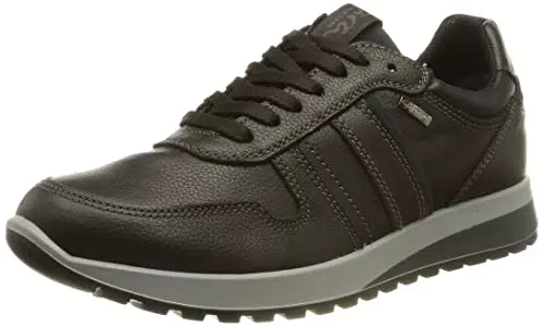 ARA Herren MATTEO-GTX Schnürhalbschuh, BLACK, BLUE CHIARO