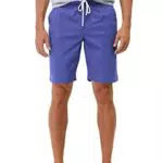 Arcweg Shorts Herren Kurze Hose Chino Elastisch Atmungsaktiv Freizeit Shorts Sommer Baumwolle Sport Shorts Jungen Mit Gummizug Wanderhose Regular Fit Blau S