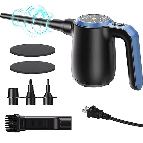 ATEngeus Elektrische Staubgebläse, 500W Druckluft, 2-Gang Air Duster