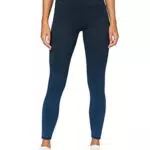 AURIQUE Damen Sportleggings mit Hohem Bund, Schwarz Traube Herzen