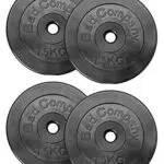 Bad Company Hantelscheiben 30/31 mm Kunststoff 30kg I Gewicht Set 4 x 7