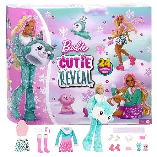 BARBIE Barbie Cutie Reveal Adventskalender - 24 Überraschungen