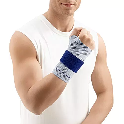 Bauerfeind MANUTRAIN Handgelenkbandage rechts Gr.3 titan
