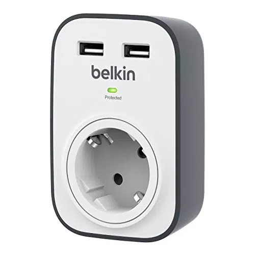 Belkin SurgeCube USB-Steckdose und Überspannungsschutz