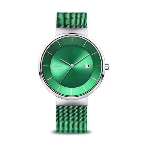 BERING Herren Uhr Solar Movement - Charity Collection mit Edelstahl und Saphirglas 14639-Charity Armbandsuhren - Wasserdicht: 5 ATM