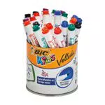 BIC KiDS Mini VELLEDA Whiteboard-Marker Trommel mit 24 Stück