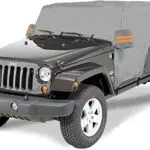 Big Ant Autoabdeckung, 100% wasserdichte Auto halb Abdeckplane für Jeep Wrangler 4 Türen