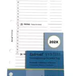 BIND B260223 Kalendereinlage für Managerkalender A6