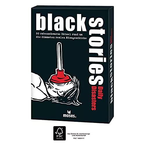 black stories - Daily Disasters Edition: 50 rabenschwarze Rätsel rund um die dümmsten realen Missgeschicke