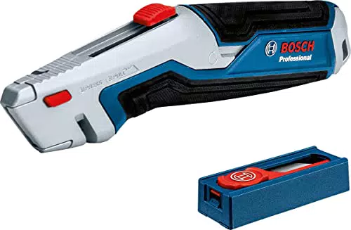 Bosch Professinal Universal Messer mit ausziehbarer Klinge und 10 tlg. Klingen Set