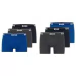 BOSS Boxershorts Open Blue 487 Head + Boxershorts New - Open Blue487 XL