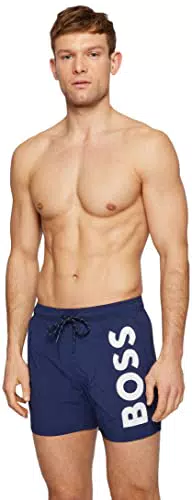 BOSS, Herren Badeshorts Octopus, Navy, L