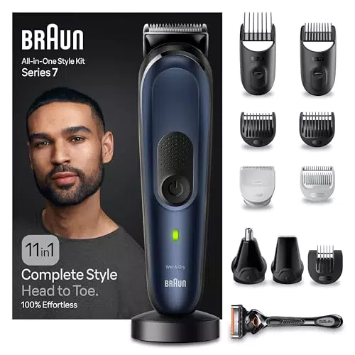 Braun All-In-One Bartpflege Bodygroomer Set, 11-in-1 Barttrimmer